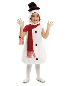 Baby's Stuffed Snowman Costume