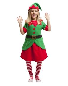 Girl's Helper Elf Costume