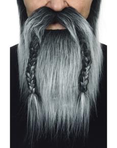 Adult's Grey Viking Beard and Moustache