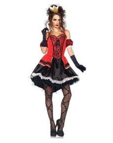 Déguisement reine des cœurs femme