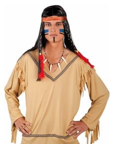 Collana da indiano con denti per adulto