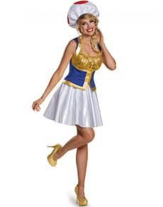 Woman's Toad Super Mario Costume