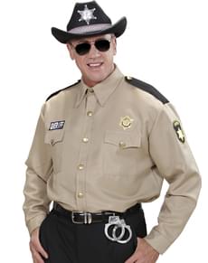 Man's Plus Size Sheriff Shirt