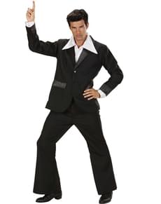 Man's Black Disco Suit