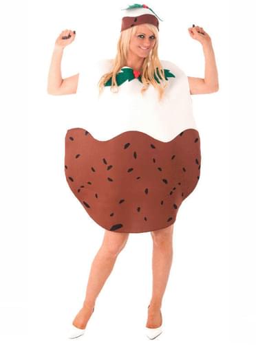 Weihnachtspudding Kostüm für Damen