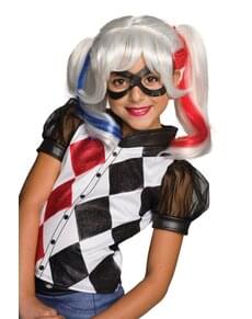 Parrucca Harley Quinn Suicide Squad per bambina