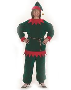 Adult's Traditional Christmas Elf Costume