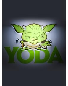 3D Dekorasjonslampe Yoda Tegneseriefigur