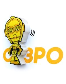 Lampada da muro 3D C3PO cartoon Star Wars