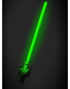 Dekorative Lampe 3D Yoda Laserschewert