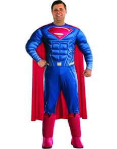 Man's Plus Size Deluxe Superman: Batman v Superman Costume