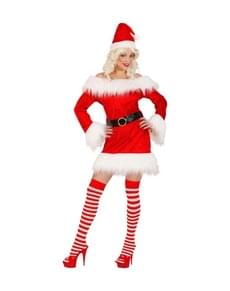 Woman’s Velvet Mother Christmas Costume
