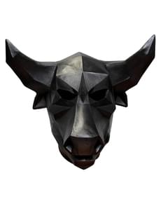 Stier Loy Poly Latex-Maske für Erwachsene