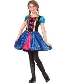 Costume da principessa Anna per bambina