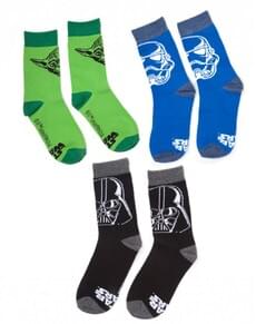 Pakke med Star Wars Karakter Barnesokker