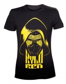 Miesten keltamusta Star Wars: Kylo Ren -t-paita