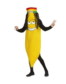 Rastafari Bananen Kostüm für Erwachsene