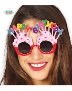 Brille Happy Birthday für Erwachsene