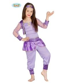 Déguisement danseuse arabe violet fille