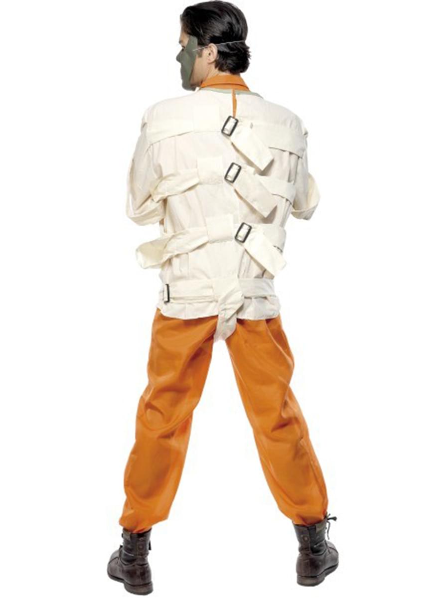 Hannibal Lecter Kostüm – Erwachsenen-Zwangsjacke (Strait Jacket) In Weiß, Gr. One Size